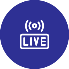 live streaming icon