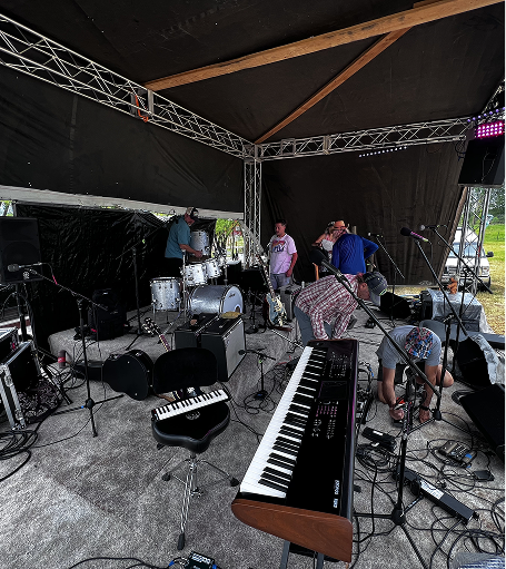 Rectangle 30 professional av setup for event in aspen colorado